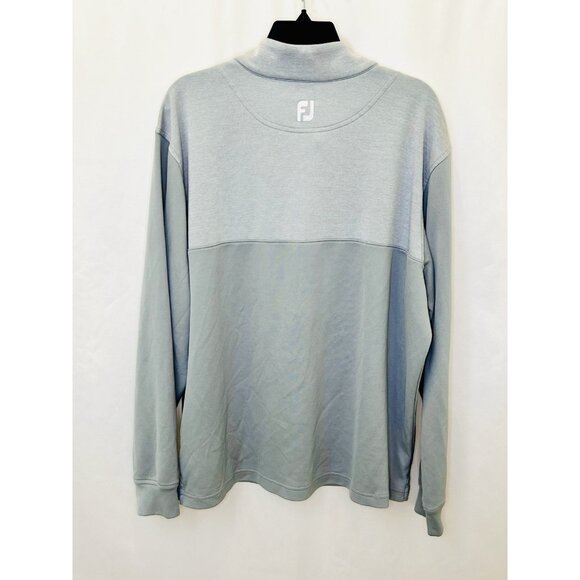 FootJoy Pullover Mens XL Gray Lightweight 1/4 Zip Performance Golf Pullover | Il - Picture 7 of 8